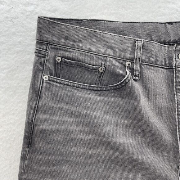 rag & bone Fit 2 Slim Greyson Denim Jeans Men's 40x32 Gray American Grunge NWT - Picture 4 of 14